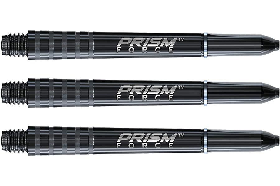 WINMAU Prism Force Polycarbonate Dart Stems - 1 set per pack (3 shafts in total) 7 Colours 3 Sizes