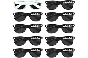 LADY&HOME Hen Party Sunglasses Set Plastic Sunglasses with Bride and Bride Tribe for Women Bachelorette Party Favors Accessories