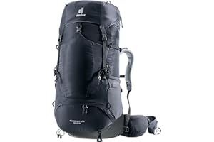 deuter Aircontact Lite 45 + 10 SL lekki damski plecak trekkingowy czarny grafitowy 45 + 10 l