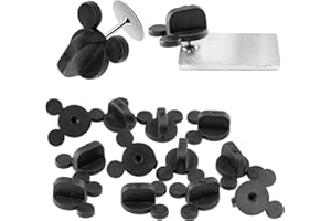 SCS Direct PVC Rubber Mouse Ears Pin Backs(12 Pcs) Compatible with Mickey Mouse, Disney - Keep Your Favorite pins Safely Secured to Your Clothes, Keepers, Tie Tack, Lapel Pinback