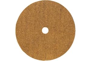 Runsmooth 10pcs 30cm Fibers Mulch Tree Protector Mat, Coco Coir Mulch Disc Plant, Tree Mats Tree Disc Plant For Disc Plant, Tree Plant Mats, Flower Pot