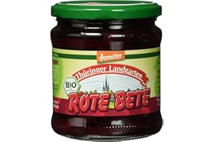 Thüringer Landgarten Demeter Bio Rote Bete, 330g, Abtropfgewicht 220g