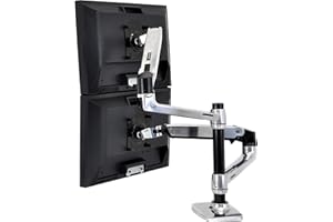 Ergotron LX Series Dual Stacking Arm 61 cm (24") Argent Bureau