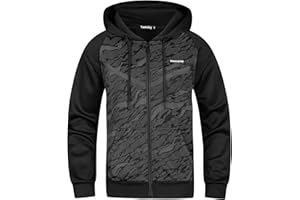 Ywenaisy Veste Polaire Homme Chaud Sweat Zippé Homme Veste Camouflage Homme Sweat à Capuche Homme Sweat Homme Polaire Sweatshirt à Capuche Homme Sweat Polaire Zippé Chaud Manches Longues