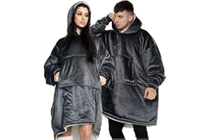GC GAVENO CAVAILIA Oversized Hoodies For Women UK, Fluffy Blanket Hoodie Sherpa Snuddies Women, Fleece Wearable Blanket Men Snuddie Udie