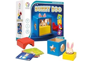 SmartGames - Bunny Boo, Preschool Puzzle Game with 60 Challenges, 2+ Years