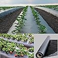 PRUTHAA 30 Micron Mulching Paper - 3.25ft Wide, 400m Length for Sustainable Gardening and Enhanced Crop Yields
