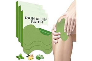 IKELY 30 Stück Kniepflaster Gegen Schmerzen,Pain Relief Patch,Knieschmerzlinderungs Pflaster,Pflaster für Schmerzlinderung Knie, Rücken,Nacken,Schultern,Tiefenwärme zum Entspannen Lockern Muskeln