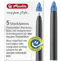 Herlitz 10999852 Universalpatrone My. Pen, 5 Unidades), Color Azul, Azul