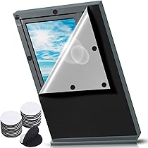 Fenster Verdunkelung 200x148cm | Dachfenster Verdunklungsstoff Ohne Bohren