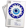 AllNeedz Evil Eye Theme Bingo Tambola Tickets | English | Evil Eye Astrology for Kitty Parties and Events Themed Party Bingo Housie Game Cards (Astrology) (Set of 15 Tickets)