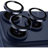 Babilden iPhone 17 Pro / 17 Pro Max İle Uyumlu Kamera Lens Koruyucu Al&uuml;minyum Alaşım &Ccedil;er&ccedil;eveli Telefon Lensi Temperli Cam Kor