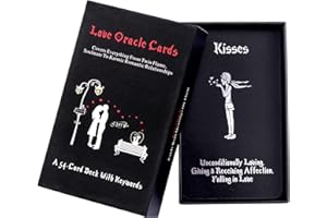 BAIYOOBAI Love Oracle Cards,Twin Flame Oracle Cards,Tarot Cards for Beginners,Covers Twin Flame,Soulmate and Romantic Relationships,Guide You on The Journey of Love