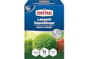 Substral Langzeit Depotdünger für Buchs & Hecken, Osmocote Premium-Langzeitdünger mit Profi-Technologie, 1,5 kg