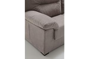 Tanuk Conjunto de Sofás Odin 3 MAS 2 PLAZAS Crudo Sistema de Limpieza ACUALINE Desenfundable Fabricado en España