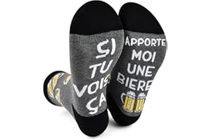 CHEAP4UK Chaussettes Fantaisie Cadeau Saint Valentin Noel pour Homme Femme Original Anniversaire Chaussettes Rigolotes Drole Humour Homme Chaussette Cadeau