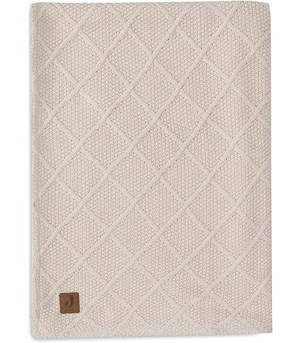 Ledikantdeken Jollein Pure Knit Leaf Green