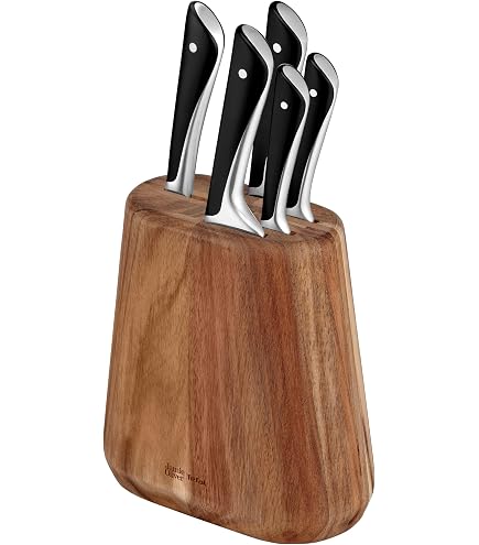 WÜSTHOF Classic IKON Messerblock-Set, 11-teilig – Geschmiedete Kochmesser In Akazienholz-Block