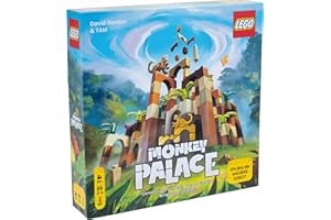 BEZZERWIZZER Dotted Games - Asmodee - Lego® Monkey Palace - Construisez Votre Chemin vers la Victoire Brique par Brique ! - 10 Ans et Plus - 2 à 4 Joueurs - 45 Minutes de Jeu - Version française