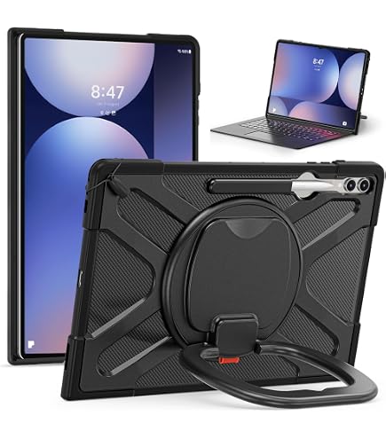 SAMSUNG - Galaxy Tab S9 Ultra Book Cover Keyboard Slim - Black EF