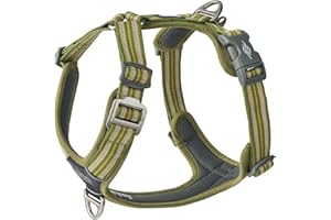 DOG Copenhagen Harnais pour Chiens - Comfort Walk Air 3.0 Harnais - Confortable et Léger - Réglable, Hunting Green, L