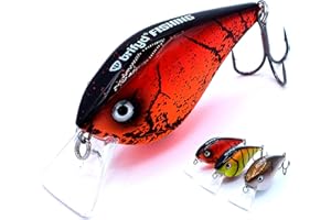trifyd ® Fishing - Leurre Brochet, Le Pack de 3 leurres de Peche carnassier crankzilla