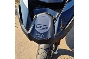 Resin Bike naklejki moto kompatybilne z Bmw R 1250 GS Adventure Triple Black 2021-2023. Ochrona przedniej dolnej cz??ci motocykla przed uderzeniami i zadrapaniami. Naklejki z efektem 3D z ?ywicy
