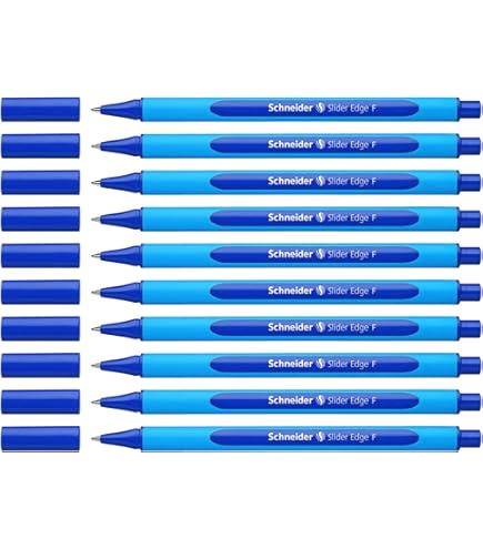 Schneider Slider Rave XB balpen (lijndikte: XB, onuitwisbare vulling, Made in Germany) 5 stuks, schrijfkleur: blauw (blauw vullingen Schneider Slider Rave XB balpen (lijndikte: XB, onuitwisbare vulling, Made in Germany) 5 stuks, schrijfkleur: blauw (blauw vullingen