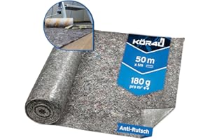 kör4u Malervlies 50m, 180g Abdeckvlies – Staubdichtes, Rutschfestes Malervlies für Renovierungen, Umzüge und Heimwerkerprojekte