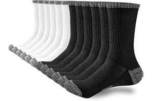 inaWarm Chaussettes Femme 39-42 35-38, Chaussettes Femme Sport Respirantes Rembourrage Chaudes Coton Randonnée，Extérieur Anti-ampoules Épaisses Bottes Chaussettes de Courir Femme Multicolore 6 Paires