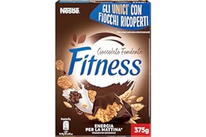 FITNESS Cioccolato Fondente Cereali Integrali con Fiocchi al Cioccolato 375g