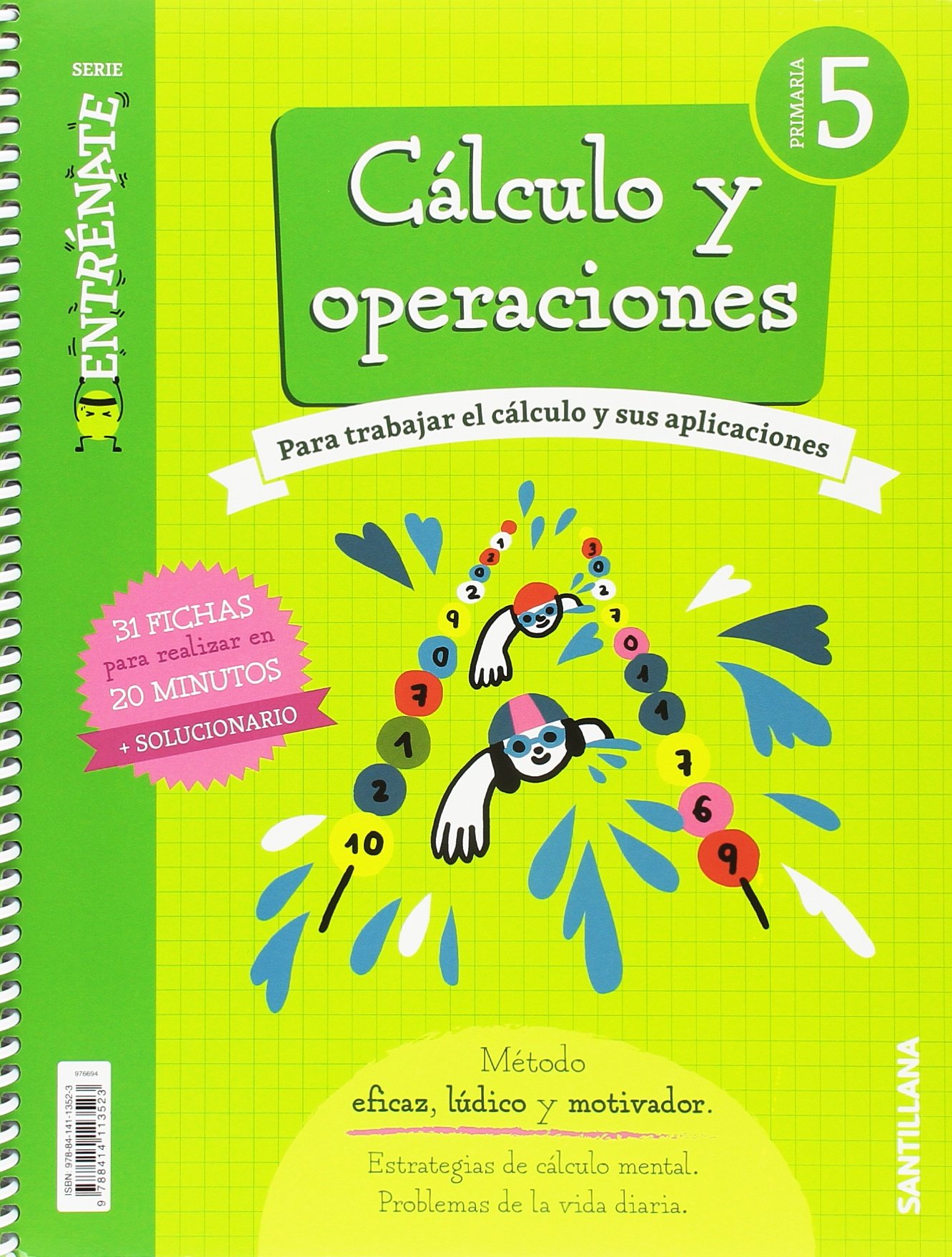 Cuaderno calculo serie entrenate 5 primaria