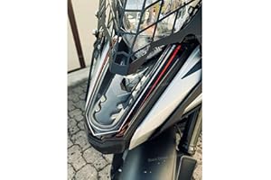 BLACK DOVES GRAPHICS 3D-Aufkleber, Harz, kompatibel mit Motorrädern, Suzuki V-STROM 1000 ab 2014 (schwarz-rot)