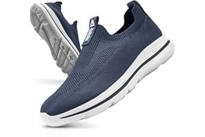 ODCKOI Chaussures de Course Homme Slip on Baskets Running Gym Fitness Légères Sneakers Marche Casual Tennis Respirante Sport Chaussures