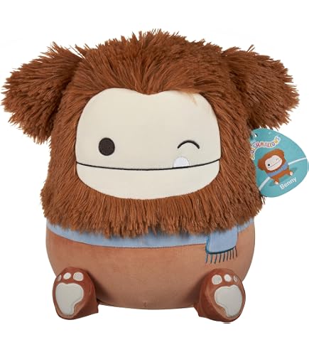 Squishmallows 12-Inch Fuzz-A-Mallow Joelle The Bigfoot - Super Soft & Cuddly Plush Toy - View #9