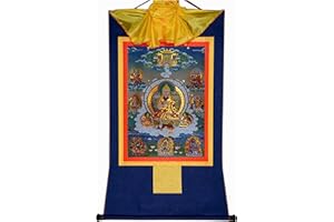 Gandhanra Thangka Tibetano,Je Tzong Khapa (Je Rinpoche, Losang Drakpa),Arazzo Tibetano Buddha Decorazione Per La Casa,Arazzo Zen Buddista,Arazzo Meditazione,Altare Buddista