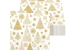 SVALOR Christmas Serviettes Napkins, 40Pcs Christmas Party Napkins, 33CM Xmas Napkins Paper, Santa Claus Paper Serviettes for Christma Winter Tablewear Decorations
