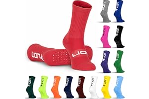 LION SPORTSWEAR Football Grip Socks For Men/Women/Kids - Variety Of Colours To Match Your Team Kit & Sleeve Socks