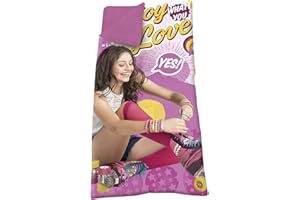 Kids Euroswan Saco De Dormir con Diseño Soy Luna, Poliéster, Rosa, 16x23x36 cm