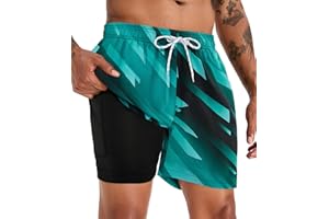 APTRO Mens Swimming Shorts Swimming Trunks Men Compression Liner Swim Shorts 7" Board Shorts 01