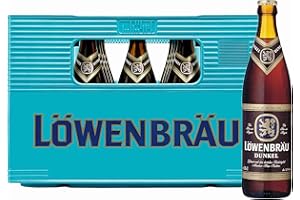 ‎LOWENBRAU LÖWENBRÄU Dunkel Flaschenbier, MEHRWEG im Kasten, Dunkle Bierspezialität Bier aus München (20 x 0.5 l)