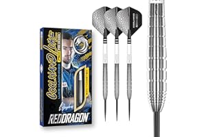 RED DRAGON Luke Humphries TX Series Premium Tungstène Darts Set avec Vols et tiges