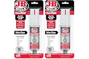 J-B Weld ClearWeld Lot de 2 seringues 25 ml