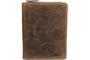 Green Burry Vintage Original Vintage A5 RV teczka konferencyjna 1633, brązowy, w rozmiarze uniwersalnym, Aktówka