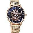 Titan Mechanical Slimline Blue Dial Mechanical Stainless Steel Strap Analog Watch for Men-NS90159WM01/NT90159WM01