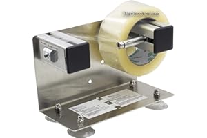 LDS Industry Desktop Table Top/Wall Mounted Tape and Label Dispenser, Large Desktop Tape Dispenser, Stainless Steel Frame with Sucktion Cup Sucker 2''/3'' TTD-01