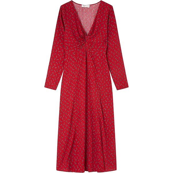 Springfield Vestido Para Mujer, Beige Claro,34
