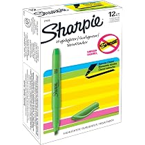 Kores - High Liner Plus: Evidenziatori a Penna Fluorescenti, Punta a