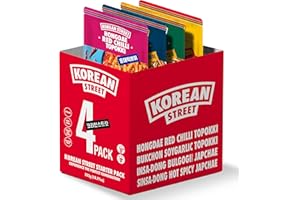 [Korean street] Starter Pack (Tteokbokki & Japchae instant nudeln Variety, 4 Pack)- Authentic Korean Food at Home