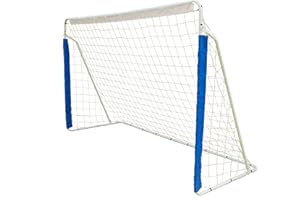 SILVER VALLEY 8x5ft Steel Frame Portable Garden Football Goal